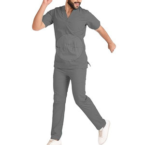 Conjuntos de Uniformes Médicos de Talla Grande al por Mayor, Tejidos 100% Algodón, Uniformes Médicos Personalizados de Alta Calidad, Precio Económico, Gran Venta - Product Image 3