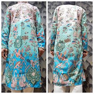 Kurta ดั้งเดิมที่มีการพิมพ์ด้วยงานปักโดย fabzone ขายส่งผู้ส่งออก - Product Image 3