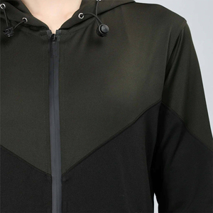 Traje de jogging de dos piezas de moda para mujer, conjunto de chándal con cremallera a la moda, chaqueta con cremallera completa, sudaderas elásticas para hombre - Product Image 5