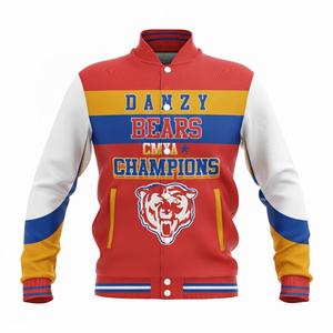 Veste universitaire vintage pour homme, sur mesure, sublimée, réversible, pour les sports d'hiver, les équipes scolaires, uniformes, mode, devant - Product Image 5