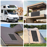Fabricant de panneaux solaires flexibles à couche mince 100W 120W 200W Panneau solaire en silicium monocristallin Pv Modul pour le camping