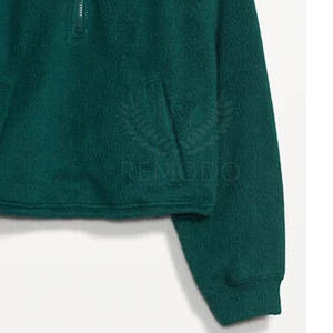 Venta en línea Mujer Sherpa Pullover Sudadera de lana ligera para capas Sherpa Fleece Sudadera - Product Image 3