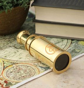 Télescope pliable en laiton avec kit d'explorateur vintage antique pour la navigation, la décoration et l'étude historique - Product Image 1