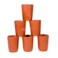 Kaca polos terakota kerajinan tangan | Ramah lingkungan, pendinginan alami & Biodegradable