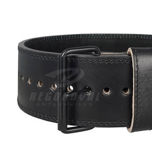 Cinturón de levantamiento de pesas con soporte de espalda acolchado para entrenamiento y levantamiento de alta calidad Single Prong - Product Image 4