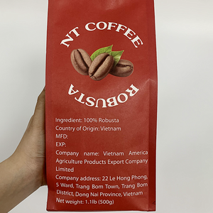 Meilleure vente Grains de café de qualité supérieure Pleine maturité Saveur riche Robusta torréfié à haute teneur en caféine Emballage personnalisé disponible - Product Image 3