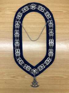 Masonic Regalia Silver Past Master Collar Masonic Blue Lodge Silver Collar - Product Image 5