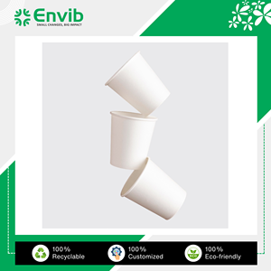 Gobelet en papier à paroi simple recyclable de haute qualité ENVIB, 12 oz, origine Inde, design personnalisable pour boissons froides - Product Image 4