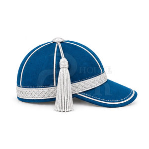 Chapeau de cérémonie traditionnel Style Honor avec détails de couronne et pompon, design personnalisé pour présentation - Product Image 4