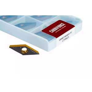 VBMT160404-PC CARBIFORCE CTP8625 Machine-outil de tour en carbure monobloc PVD/CVD enduit HRC OEM personnalisable outil de tournage externe - Product Image 2
