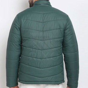 Chaqueta de Plumón para Hombre con Logotipo Personalizado, Cuello Alto, Impermeable, Transpirable, para Uso en Exteriores, 100% Poliéster, Cierre de Cremallera, Estilo Casual - Product Image 4