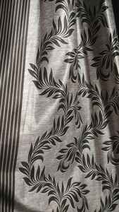 Tela de cortina transparente de Jacquard Floral de lujo, cortinas opacas de poliéster 100 por ciento para decoración para sala de estar - Product Image 6