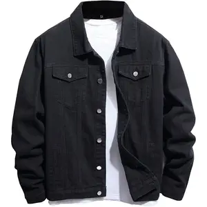 Chaqueta vaquera para hombre, ropa de calle, Chaquetas vaqueras CON CAPUCHA DE Hip Hop para hombre, ropa de abrigo informal para hombre, novedad de Otoño Invierno 2023, abrigo ajustado a la moda - Product Image 1