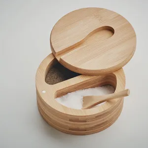 S&P Sustainable Bamboo Salt <b>and</b> Pepper <b>Set</b> <b>Herb</b> & <b>Spice</b> Tools - Product Image 1