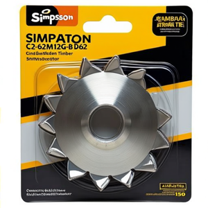 Conector de Madera SIMPSON STRONG TIE Bulldog C2-62M12G-B D62 / 12mm con Dientes de un Solo Lado, Galvanizado en Caliente, Paquete de 150 - Product Image 3