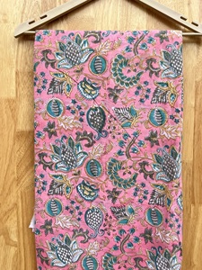 Nouvel arrivage de tissu écologique en coton imprimé floral indigo fait à la main inde naturel léger tissu en coton pour la confection de vêtements - Product Image 5