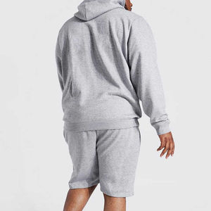Ensemble short à capuche Tee personnalisé Survêtement Vêtements d'été Pièce 2 t Chemise et short Ensemble pour hommes - Product Image 2