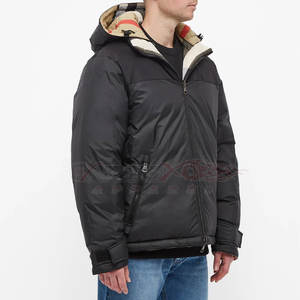Chaqueta de Invierno 2023 al por Mayor, Personalizada, Abrigada, Talla Grande, Estilo Urbano, de Lona, Impermeable, Ecológica, para Hombre - Product Image 3