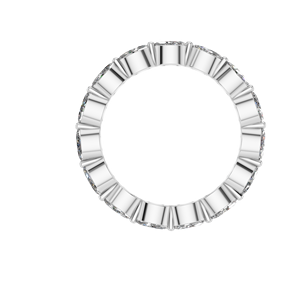 950 platine VVS D Moissanite brillant coupe broche réglage bande de fiançailles mariage IGI certifié luxe pleine pierre anneau pour les femmes - Product Image 4