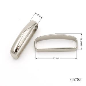 40mm D Shape Nickel Plated Metal <strong>Belt</strong> Loop Strong and Stylish Professional &amp; Luxury <strong>Belt</strong> Keeper <strong>Accessory</strong> - Product Image 3