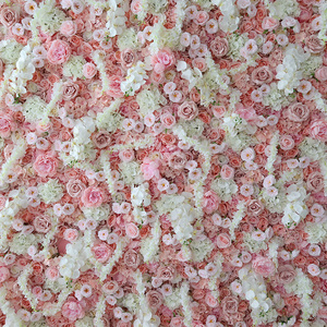 Latar belakang dinding bunga anggrek <span class=keywords><strong>Phalaenopsis</strong></span> buatan 3D latar belakang bunga kain gulung ke atas 8x8ft latar belakang bunga merah muda Panel dinding - Product Image 4