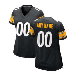 Camiseta de Fútbol Americano Personalizada al por Mayor, Camisetas de Rugby Transpirables con Costuras de Malla, Uniforme Sublimado para Equipos, para Entrenamiento y Partidos - Product Image 5