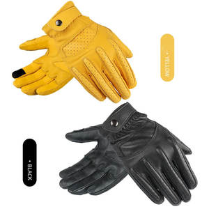 Gants de motocross de bonne qualité avec impression de logo personnalisé, vêtements de course, gants de motocross en cuir - Product Image 3