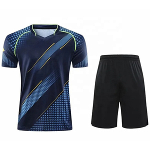 Meilleures ventes Uniformes de badminton Maillot de badminton à manches courtes et ensemble d'uniformes courts Nouveau design Uniforme de badminton pour hommes - Product Image 6