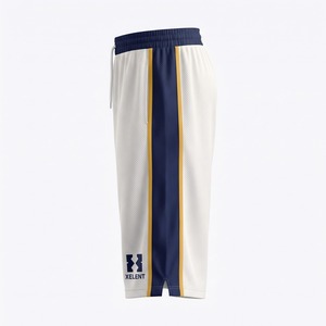 Pantalones Cortos de Baloncesto Retro Personalizados, Largos, de Malla, por Debajo de la Rodilla, Estilo Vintage, Venta al Por Mayor OEM - Product Image 3