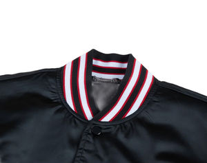 Chargeurs de baseball démarreur personnalisés Cowboys blousons d'aviateur pour hommes veste d'équipe de sport de baseball en satin pour hommes Patchwork - Product Image 4