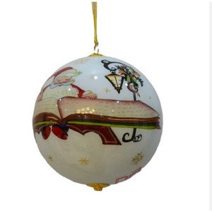 Hanging Ornament Glass 6cm 8cm 10cm <b>Christmas</b> Balls with Custom Personalized Logo Xmas <b>Decoration</b> <b>Supplies</b> - Product Image 3