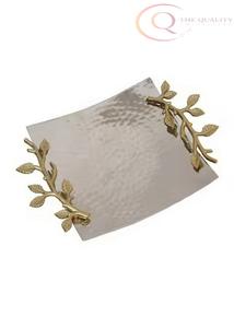 Bandeja Decorativa de Metal Artística con Acabado Elegante |   Ideal para la decoración del hogar y para regalar - Product Image 5