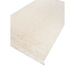 Alfombra de Lana Anudada a Mano Zuri Ivory, Color Sólido, Diseño Abstracto, Rectangular, para Entrada, Pasillo, Habitación Juvenil, SKWL-597 - Product Image 2