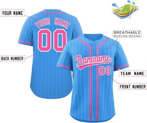 Camiseta de softbol para jóvenes, camisa de béisbol personalizada con botones, tela de malla transpirable, aparejos de secado rápido, sarga, nombre sublimado, ajuste de EE. UU. - Product Image 2