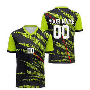 Camisetas de Fútbol Personalizadas Unisex, 100% Poliéster, Secado Rápido, Sublimación, Logotipo Personalizado, OEM, ODM, Nombres de Equipos Personalizados - Product Image 5