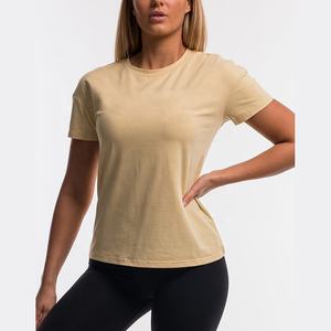 T-shirt pour femme, vêtement de gym, fitness, vente en gros, été, marque, 2020 - Product Image 4