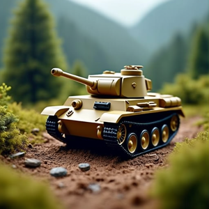 Rueda motriz de plástico para modelo de tanque Tiger a escala 1:16 - Product Image 3
