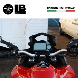 Adesivi Protettivi 3D per Tappo Serbatoio Moto Ducati Multistrada 1200 Nero - Product Image 3