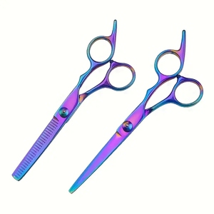 Ciseaux de coiffeur de qualité supérieure-Ciseaux de coupe de cheveux de précision, conception ergonomique, lames tranchantes en acier inoxydable - Product Image 2