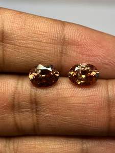 พลอย tanzania เหลี่ยมเพชรพลอยธรรมชาติพลอยเจียระไนทรงรีขนาดปรับเทียบสำหรับการทำเครื่องประดับ - Product Image 5