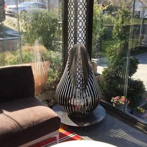 Bol de jardin extérieur en métal parfait pour le chauffage du patio de l'arrière-cour Camping feu de joie et expérience extérieure chaude - Product Image 6