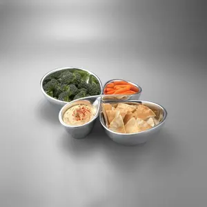 Bol en métal moderne de luxe fait à la main élégant pour la cuisine et la salle à manger Vente en gros Pièce maîtresse de fête Sûr et à la mode plaqué - Product Image 4