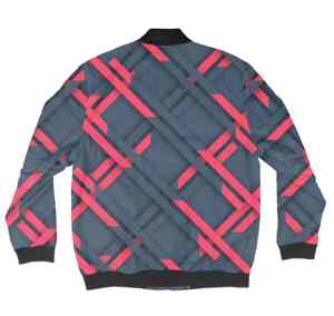 Veste de bombardier d'hiver coupe-vent imperméable à séchage rapide pour hommes, col montant, fermeture à glissière avant avec logo personnalisé - Product Image 4