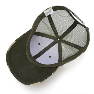 Camo Printed Premium Quality Breathable Sporty Adjustable Baseball Caps Custom Embroidered logo 100% Cotton 7 Panel - Product Image 3