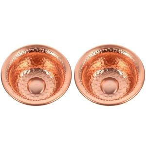Tazón de Cobre Martillado Artesanal al por Mayor, Tazón de Metal Tradicional para Servir y Decorar para el Hogar, Hoteles y Restaurantes - Product Image 3