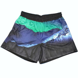 Pantalones cortos de malla de sublimación de moda de verano para hombres Pantalones cortos de malla de entrenamiento de artes marciales de buena calidad para hombres con logotipo - Product Image 2