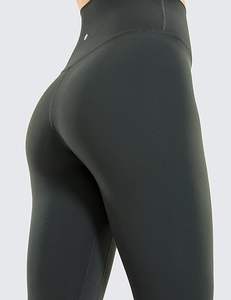 Mallas de yoga transpirables de secado rápido personalizadas, mallas deportivas de compresión para correr para mujer, mallas de yoga sin costuras de moda de cintura alta - Product Image 5