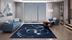 Conjunto de alfombra de lana anudada a mano de alta calidad Diseño de patrón abstracto - Product Image 6