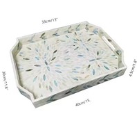 Fancy Table <strong>Top</strong> Mother of Pearl Serving Tray Wholesale Wedding Parties and All Events Food Snacks Serving Trays at Good Price