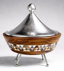 Casserole en acier inoxydable martelé de haute qualité, écologique, avec couvercle en acier inoxydable, taille personnalisée pour tous les types de cuisinières - Product Image 5